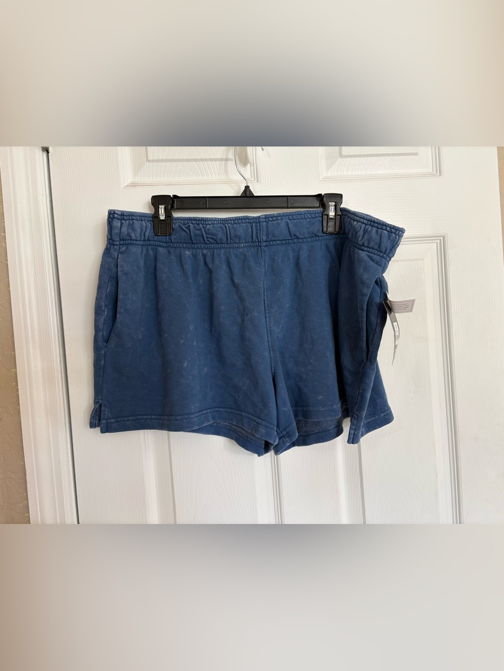 Avia Acid Wash Blue Shorts XXL 20 NWT Casual Lounge Athletic